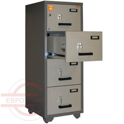 FC 4K-KK Огнестойкая картотека VALBERG, ключевой (Коричневый)