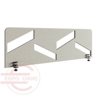ACOH164 Экран для стола Параллелограмм ACOUSOUND, Евро Офис 1600х9х400 мм. (Шалфей (AC-56))