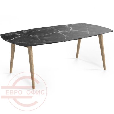 Rem-220 Стол переговоров Мебель Стиль Remo (Мрамор черный/массив ясеня MS) Rem-220 Стол переговоров Мебель Стиль Remo (Мрамор черный/массив ясеня MS)