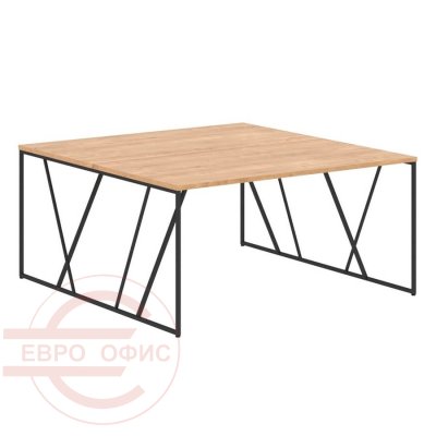 LWST 1516 Столы двойные SKYLAND LOFTIS (Дуб бофорд/черный)