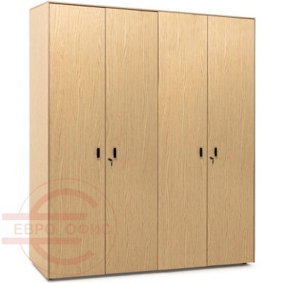 101 729 Шкаф для бумаг Profoffice Exe (Дуб светлый/Чёрный)