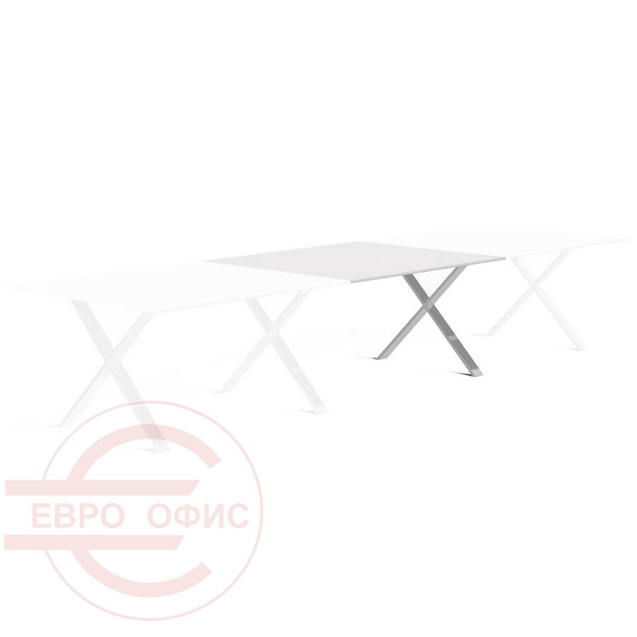 107 805/2 Цент.модуль для стола переговоров Profoffice ANCONA (Белый)