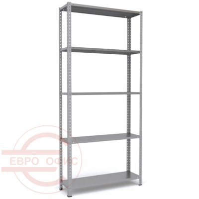 MS-220x100x30 Металлический стеллаж ПРОМЕТ, 5 (Серый полуматовый (RAL 7038))