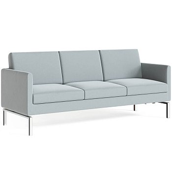 От-3 Хром Диван трехместный Отто (Синяя ночь (Aura 18))