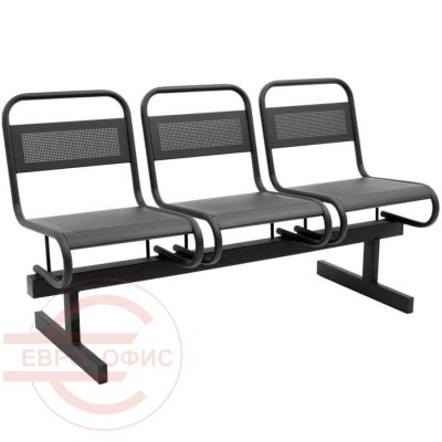 РАУНД Z CМ 119-03 Многоместная секция  COMFORUM (Чёрный)