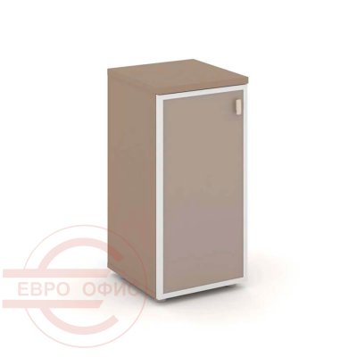 ES.SU-3.2R (L) U Стеллаж низкий узкий левый RIVA Estetica (Латте/Лакобель umbra)