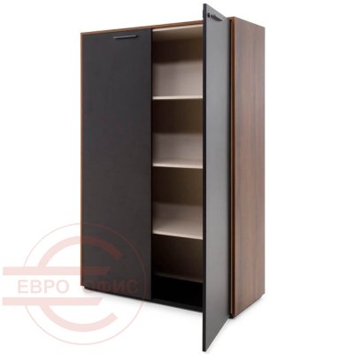 108 601 KR/BL Шкаф для бумаг Profoffice MURANO (Кальяри / черный)