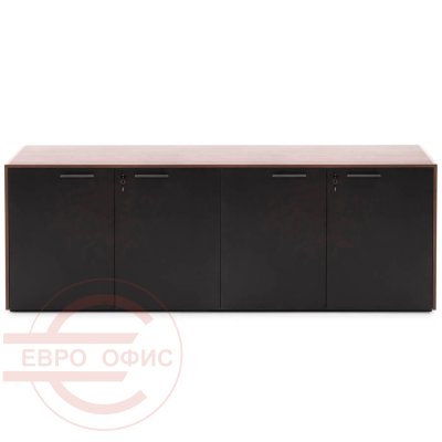 108 502 KR/BL Греденция 4 двери Profoffice MURANO (Кальяри / черный)