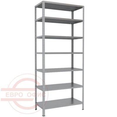 220x100x50 Металлический стеллаж MS HARD, 7 (Cерый полуматовый (RAL 7038))