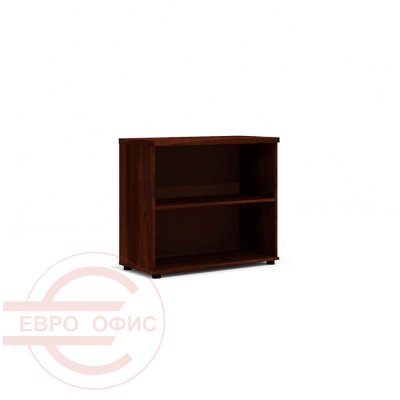 Gr-42 Стеллаж низкий широкий Мебель Стиль Grand (Орех тёмный)
