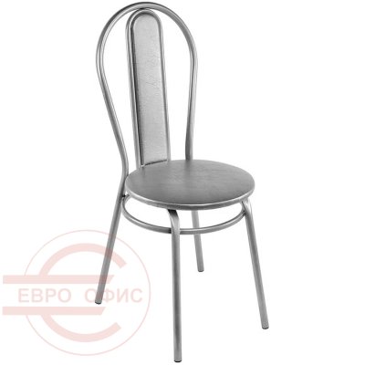 СТ4 Стул обеденный  Евро Офис, обивка экокожа (Серый)