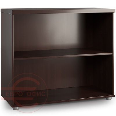 Gr-42 Стеллаж низкий широкий Мебель Стиль Grand (Орех тёмный)