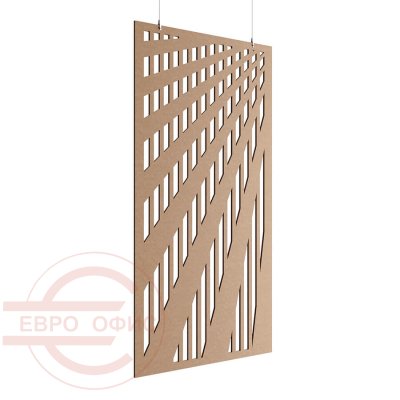 ACO-C-16 Акустическая перегородка 1200*2400 Евро Офис (Бежевый (AC-02))