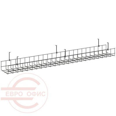 KK-S-160 Кабель-канал П-образный сетчатый узкий RIVA Style Project (Антрацит)