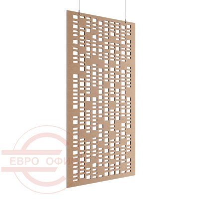 ACO-C-27 Акустическая перегородка 1200*2400 Евро Офис (Бежевый (AC-02))