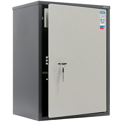 AIKO SL-65Т Бухгалтерский шкаф ПРОМЕТ, ключевой (Корпус – графит (RAL 7024), дверь – светло-серая (RAL 7038))