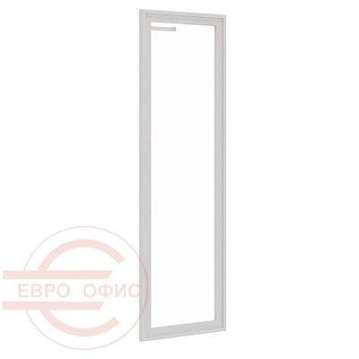 Gr-04.1R Дверь стеклянная в рамке МДФ Мебель Стиль Grand (Стекло прозрачное)