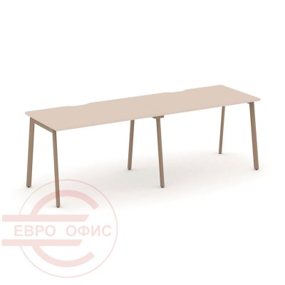 ES.RS-2.2-VP Рабочая станция на 2 места RIVA Estetica (Капучино/Металл Латте)