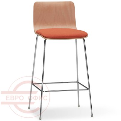 CH0023SCZ Кресло для посетителя BARSTOOL PLUS Fursys, обивка ткань (Оранжевый)