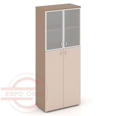 ES.ST-1.7R Шкаф высокий широкий RIVA Estetica (Латте/Капучино/Сатин матовый)