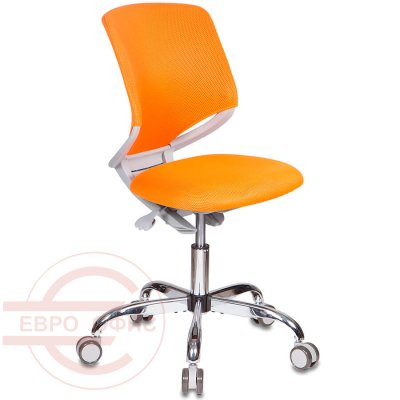 KD-7 Кресло детское  Бюрократ, обивка ткань (Оранжевый)