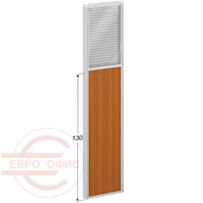 ПК-ЛГ-МДК200х44/130Ж/Д Модуль комбинированный ФЕЛИКС (Стекло+мил.орех св.)