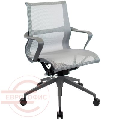 Chicago Grey Кресло для персонала  EVERPROF, обивка сетка (Серый) Chicago Grey Кресло для персонала  EVERPROF, обивка сетка (Серый)