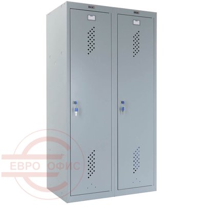 ML-21-80 (1500) Шкаф для раздевалок усиленный ПРОМЕТ, ключевой (Серый полуматовый (RAL 7038))