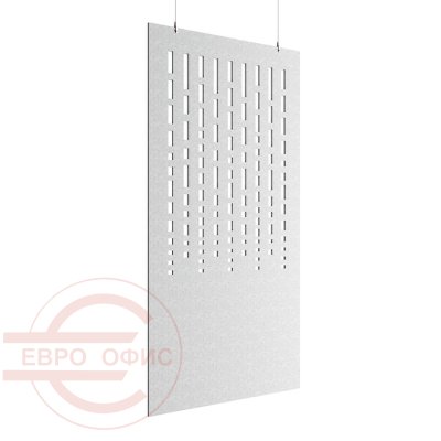 ACO-C-22 Акустическая перегородка 1200х9х2400 мм. Квадраты Евро Офис (Серый (AC-03))