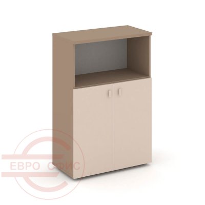 ES.ST-2.1 Шкаф средний широкий RIVA Estetica (Латте/Капучино)