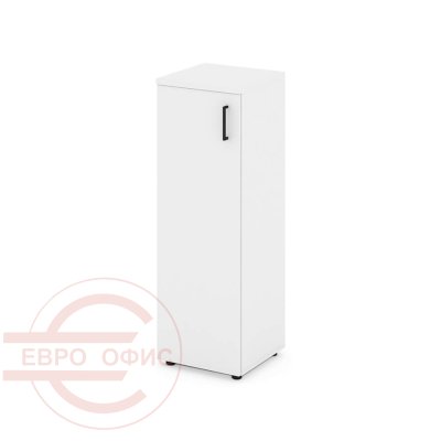 SN.STU.E-204(L) Стеллаж средний узкий левый RIVA Style Project (Белый)