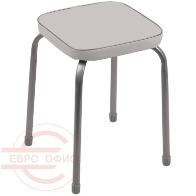 ТФ03/С Табурет  Евро Офис, обивка экокожа (Серый)