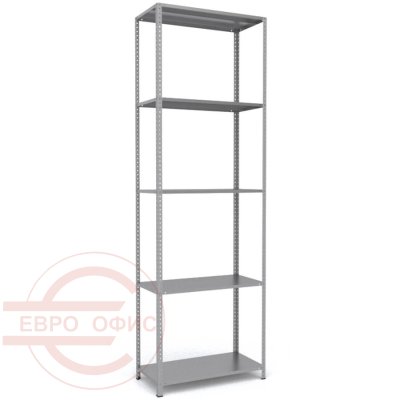 MS-310x100x50 Металлический стеллаж ПРОМЕТ, 5 (Серый полуматовый (RAL 7038))