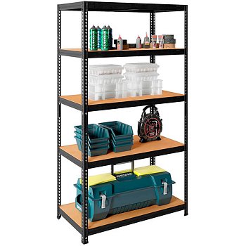 180KD/90X45/5 Стеллаж (RAL 7016 муар)