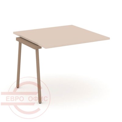 ES.NPRG-1.1-P Проходной наборный элемент переговорного стола RIVA Estetica (Капучино/Металл Латте)