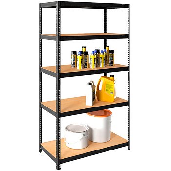 180KD/90X40/5 Стеллаж (RAL 7016 муар)