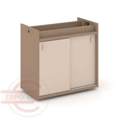 ES.TON-3 Тумба опорная - Купе RIVA Estetica (Латте/Капучино/Металл Латте)