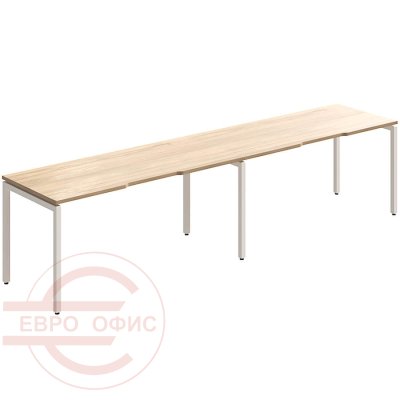 RM-2.2(x2)+F-30 Стол на металлокаркасе Мебель Стиль Rio Project (Швейцарский вяз MS)