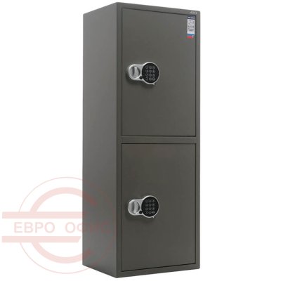 TM-120T/2 EL Мебельный сейф AIKO, электронный кодовый (Оттенок коричневого с эффектом молотковой эмали)