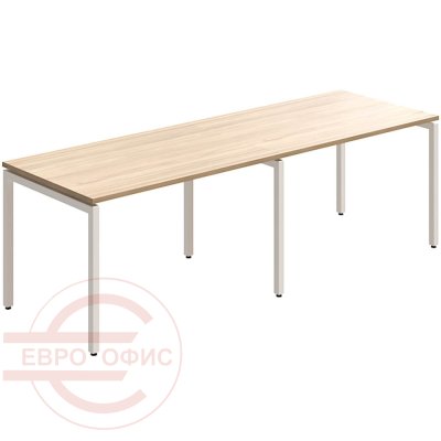 RP-4(x2)+F-32 Стол на металлокаркасе Мебель Стиль Rio Project (Швейцарский вяз MS)