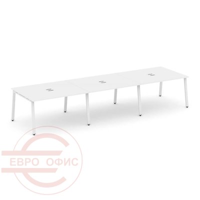 SN-6A.SPRG-053 Стол для переговоров RIVA Style Project (Белый/Металл Белый)