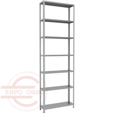 300x100x30 Металлический стеллаж MS HARD, 7 (Cерый полуматовый (RAL 7038))