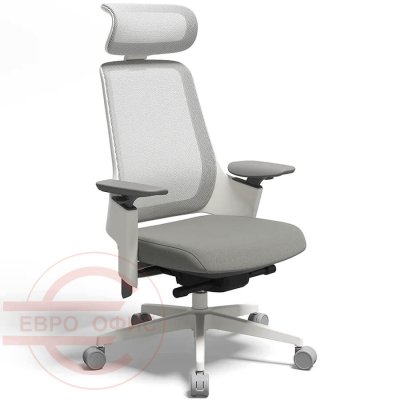 CHXX2410006 Кресло для руководителя GX Fursys, обивка Ткань / сетка (Серый (4C1BWW))