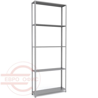 MS-310x120x30 Металлический стеллаж ПРОМЕТ, 5 (Серый полуматовый (RAL 7038))