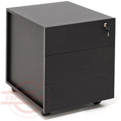 103 101 black Тумба подкатная Profoffice UNIO (Черный) 103 101 black Тумба подкатная Profoffice UNIO (Черный)