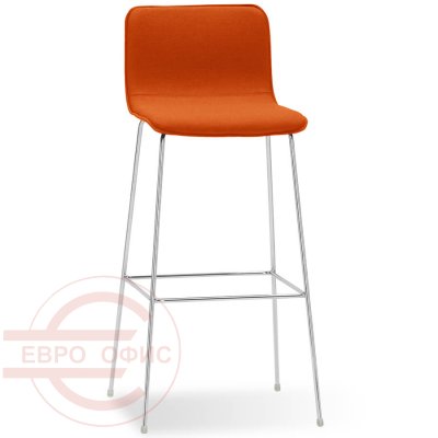 CH0023DZ Кресло для посетителя BARSTOOL PLUS Fursys, обивка ткань (Оранжевый)