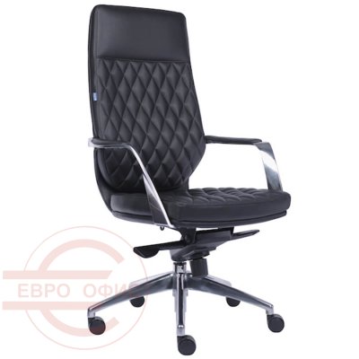 ROMA Кресло для руководителя  EVERPROF, обивка кожа (Чёрный) ROMA Кресло для руководителя  EVERPROF, обивка кожа (Чёрный)