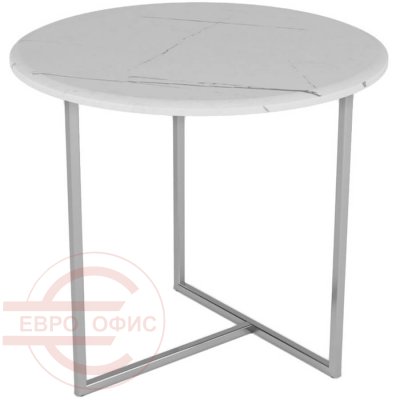 Альбано Журнальный стол Мебелик (Белый мрамор)