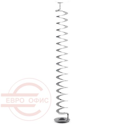 010.070.00002 / 0377H1CL15NT Вертикальный кабель-канал Profoffice Enzo (Хром/прозрачный)