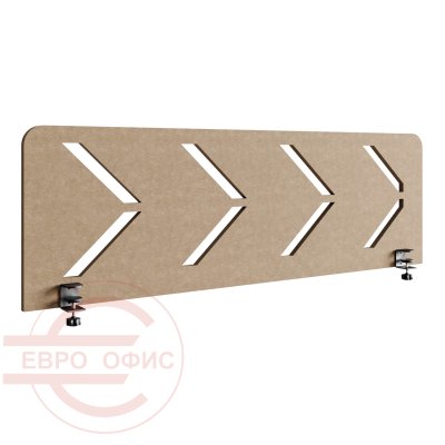 ACOH224 Экран для стола 2200х9х450 мм. Стрелки Евро Офис (Бежевый (AC-02))